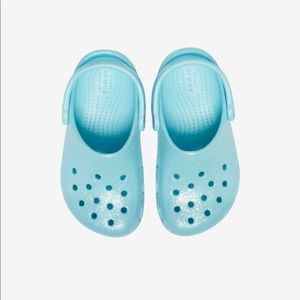 Little Kids C9 Croc - classic glitter croc in blue